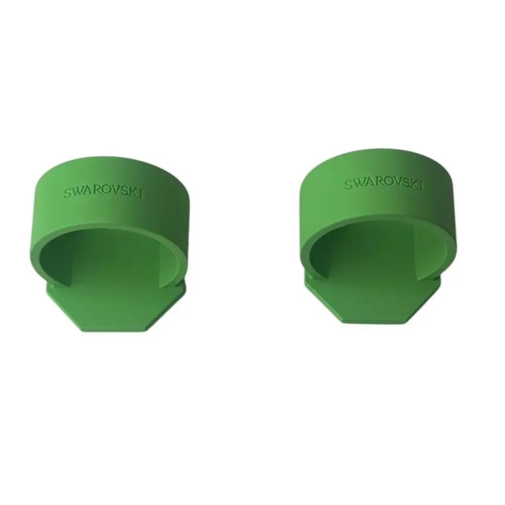 Swarovski Napkin Ring Set of 2 Green New in Box